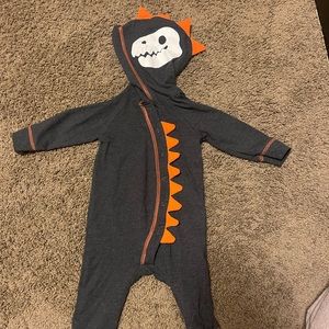 Infant Dinosaur Skeleton One-Piece